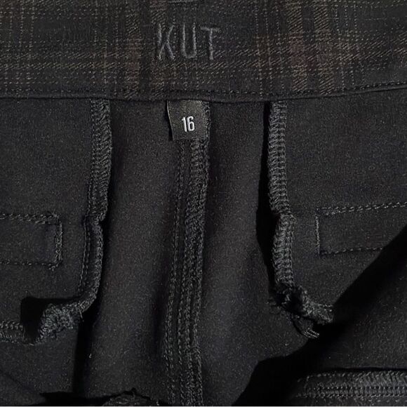 Kut from the Kloth Plaid Skinny Ponte Pants - Picture 10 of 11